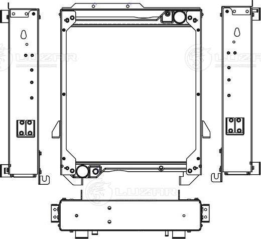 Luzar LRc 3112 - Radiators, Motora dzesēšanas sistēma autodraugiem.lv