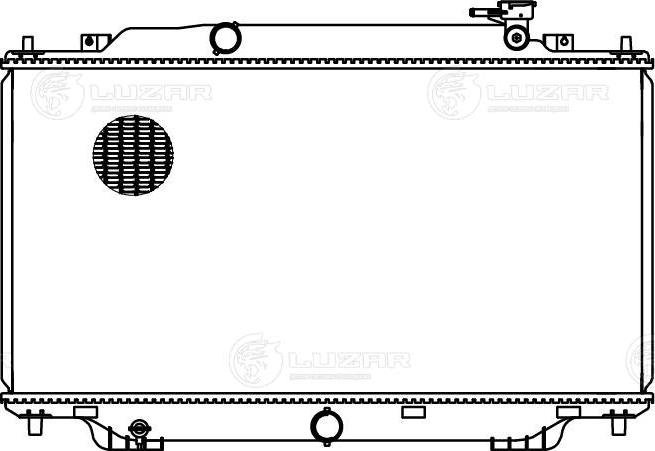 Luzar LRc 2530 - Radiators, Motora dzesēšanas sistēma autodraugiem.lv