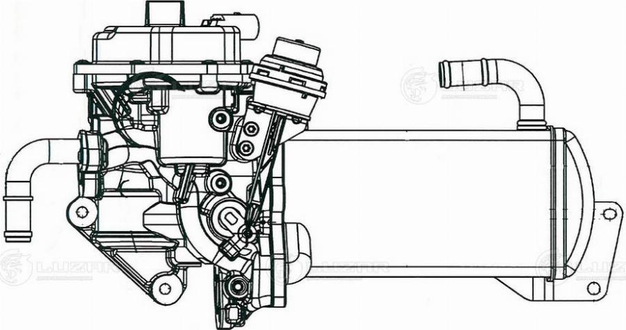 Luzar LREG1801 - Izpl. gāzu recirkulācijas vārsts autodraugiem.lv