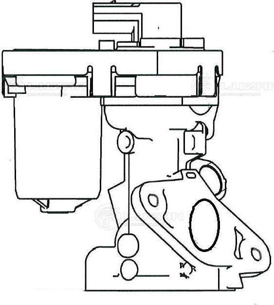 Luzar LVEG2002 - Izpl. gāzu recirkulācijas vārsts autodraugiem.lv