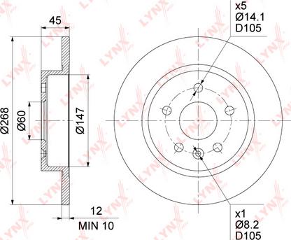 Maxtech 831272.0060 - Bremžu diski autodraugiem.lv