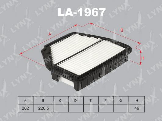 LYNXauto LA-1967 - Gaisa filtrs autodraugiem.lv