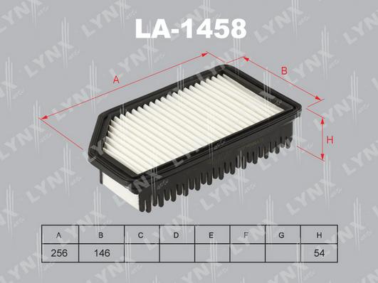 LYNXauto LA-1458 - Gaisa filtrs autodraugiem.lv