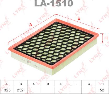 LYNXauto LA-1510 - Gaisa filtrs autodraugiem.lv