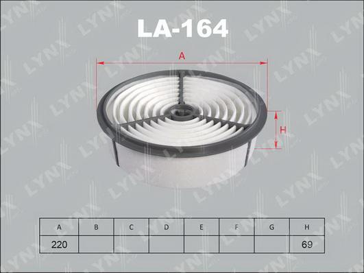 LYNXauto LA-164 - Gaisa filtrs autodraugiem.lv