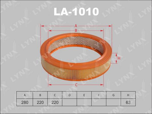 LYNXauto LA-1010 - Gaisa filtrs autodraugiem.lv