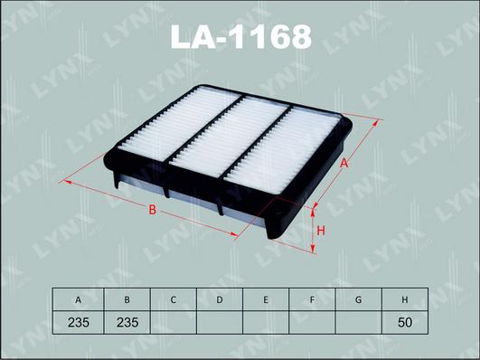 LYNXauto LA-1168 - Gaisa filtrs autodraugiem.lv