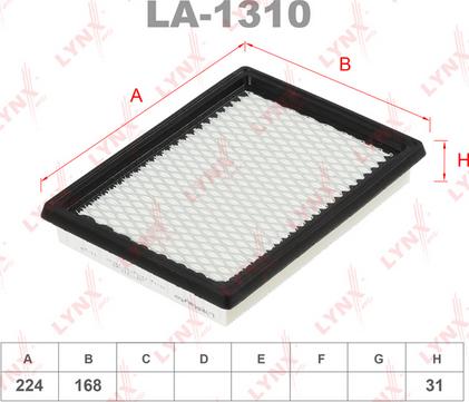 LYNXauto LA-1310 - Gaisa filtrs autodraugiem.lv