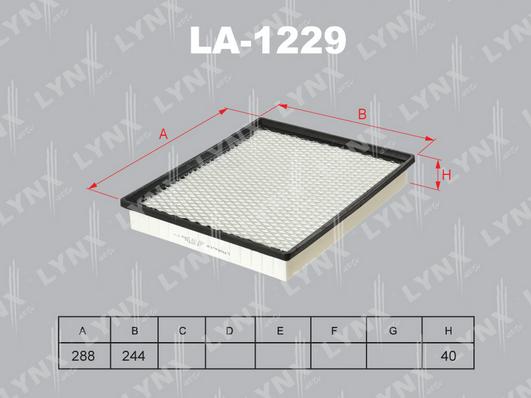 LYNXauto LA-1229 - Gaisa filtrs autodraugiem.lv