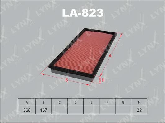 LYNXauto LA-823 - Gaisa filtrs autodraugiem.lv