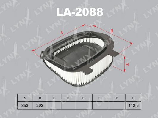 LYNXauto LA-2088 - Gaisa filtrs autodraugiem.lv