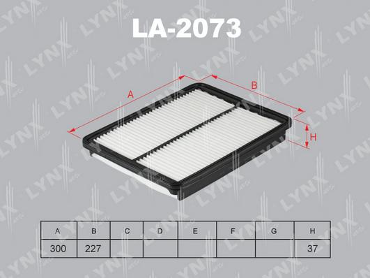 LYNXauto LA-2073 - Gaisa filtrs autodraugiem.lv