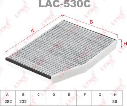 LYNXauto LAC-530C - Filtrs, Salona telpas gaiss autodraugiem.lv