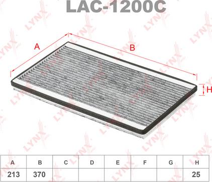 LYNXauto LAC-1200C - Filtrs, Salona telpas gaiss autodraugiem.lv