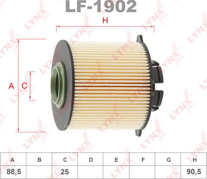 LYNXauto LF-1902 - Degvielas filtrs autodraugiem.lv
