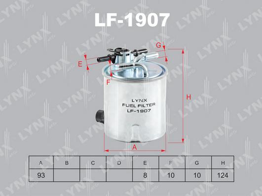 LYNXauto LF-1907 - Degvielas filtrs autodraugiem.lv