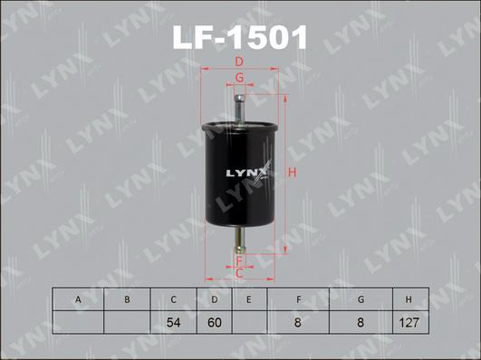 LYNXauto LF-1501 - Degvielas filtrs autodraugiem.lv