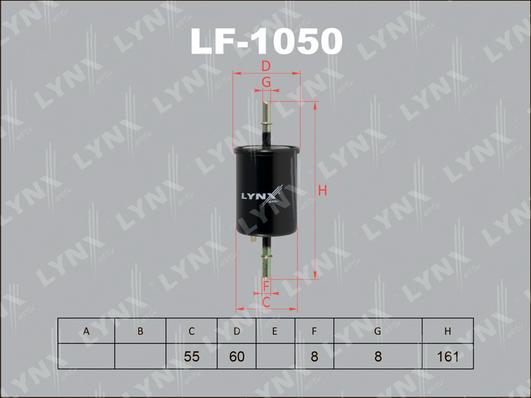 LYNXauto LF-1050 - Degvielas filtrs autodraugiem.lv
