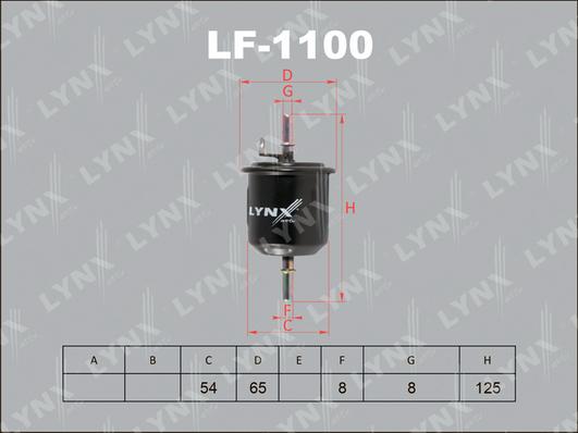 LYNXauto LF-1100 - Degvielas filtrs autodraugiem.lv