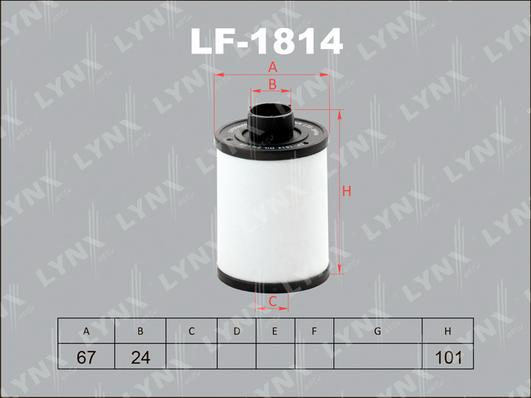 LYNXauto LF-1814 - Degvielas filtrs autodraugiem.lv