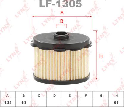 LYNXauto LF-1305 - Degvielas filtrs autodraugiem.lv