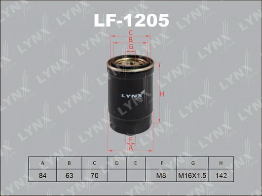 LYNXauto LF-1205 - Degvielas filtrs autodraugiem.lv