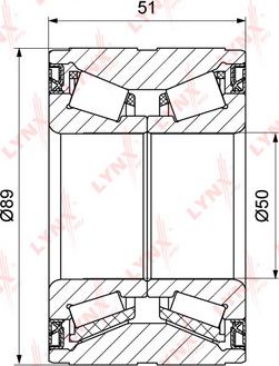 LYNXauto WB-1314 - Riteņa rumbas gultņa komplekts autodraugiem.lv