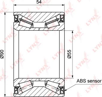 LYNXauto WB-1290 - Riteņa rumbas gultņa komplekts autodraugiem.lv