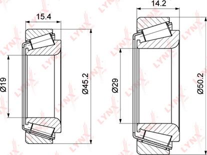 LYNXauto WB-1276 - Riteņa rumbas gultņa komplekts autodraugiem.lv