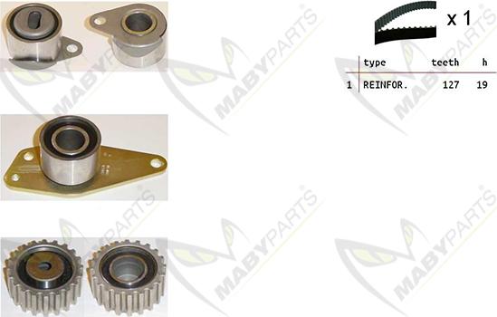 Mabyparts OBK010426 - Zobsiksnas komplekts autodraugiem.lv