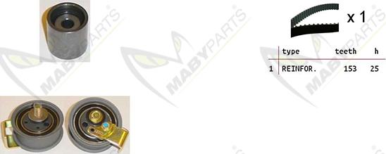 Mabyparts OBK010317 - Zobsiksnas komplekts autodraugiem.lv