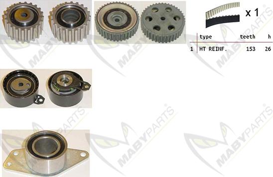 Mabyparts OBK010223 - Zobsiksnas komplekts autodraugiem.lv