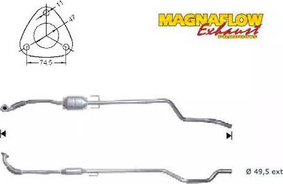 Magnaflow 65804D - Katalizators autodraugiem.lv