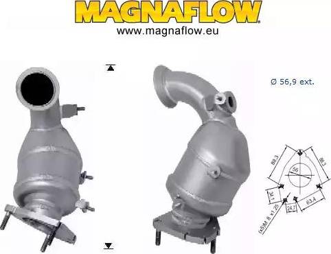 Magnaflow 65815D - Katalizators autodraugiem.lv