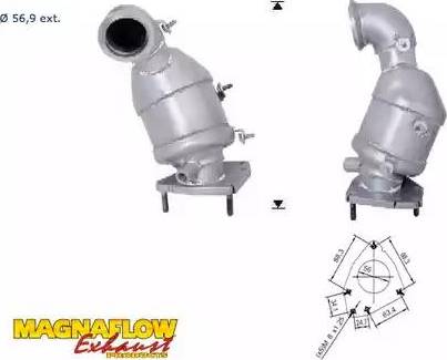 Magnaflow 65811D - Katalizators autodraugiem.lv