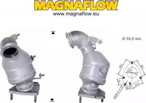 Magnaflow 65813D - Katalizators autodraugiem.lv