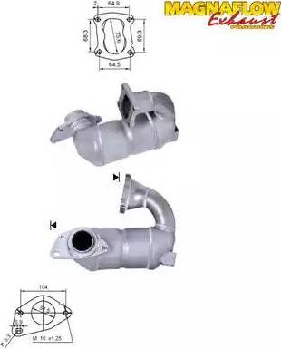 Magnaflow 66301D - Katalizators autodraugiem.lv