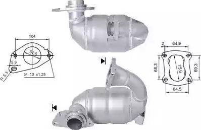 Magnaflow 66314D - Katalizators autodraugiem.lv