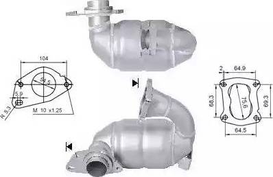 Magnaflow 66317D - Katalizators autodraugiem.lv