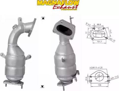 Magnaflow 61804 - Katalizators autodraugiem.lv