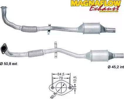 Magnaflow 85874D - Katalizators autodraugiem.lv