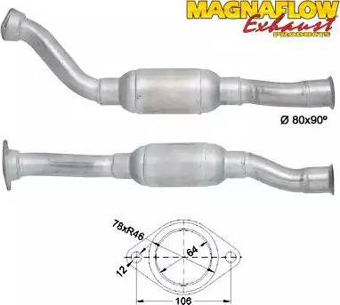 Magnaflow 86044D - Katalizators autodraugiem.lv