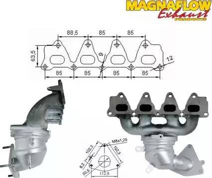 Magnaflow 86385 - Katalizators autodraugiem.lv