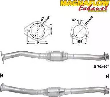 Magnaflow 80967D - Katalizators autodraugiem.lv