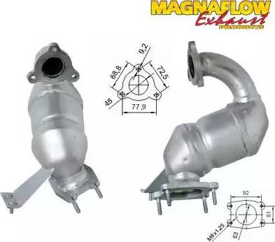 Magnaflow 75403D - Katalizators autodraugiem.lv