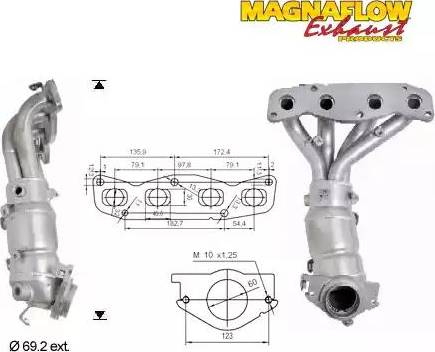 Magnaflow 75614 - Katalizators autodraugiem.lv