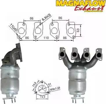 Magnaflow 75809 - Katalizators autodraugiem.lv