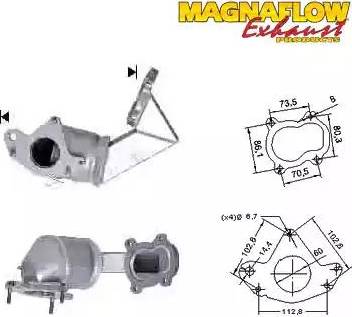 Magnaflow 75820D - Katalizators autodraugiem.lv