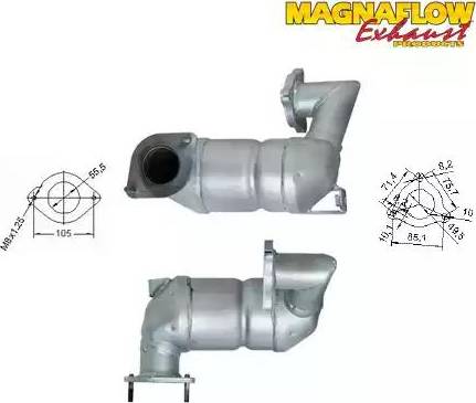 Magnaflow 76315D - Katalizators autodraugiem.lv