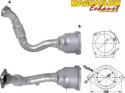 Magnaflow 70925D - Katalizators autodraugiem.lv